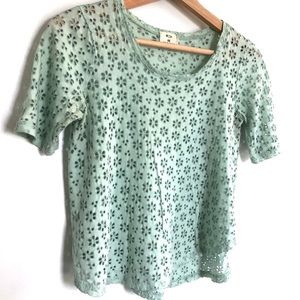UO | Floral Cut-out Tee